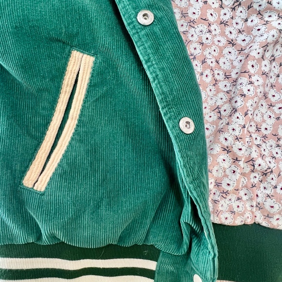 Urban Outfitters BDG Green Corduroy Varsity Jacket - Picture 6 of 7
